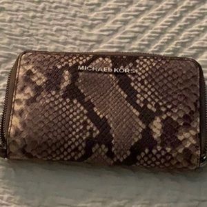Michael Kors Snakeskin Wallet